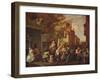 'The Election: Canvassing for Votes', 1754-1755, (c1915)-William Hogarth-Framed Giclee Print