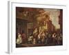 'The Election: Canvassing for Votes', 1754-1755, (c1915)-William Hogarth-Framed Giclee Print