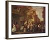 'The Election: Canvassing for Votes', 1754-1755, (c1915)-William Hogarth-Framed Giclee Print