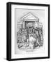 The Election for Beadle, C1900-George Cruikshank-Framed Giclee Print