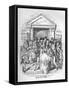 The Election for Beadle, C1900-George Cruikshank-Framed Stretched Canvas