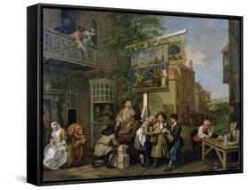 The Election II: Canvassing for Votes, 1754-55-William Hogarth-Framed Stretched Canvas