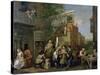 The Election II: Canvassing for Votes, 1754-55-William Hogarth-Stretched Canvas
