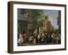 The Election II: Canvassing for Votes, 1754-55-William Hogarth-Framed Giclee Print