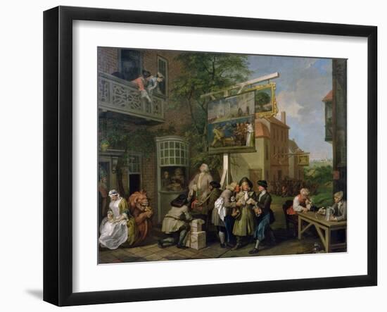 The Election II: Canvassing for Votes, 1754-55-William Hogarth-Framed Giclee Print