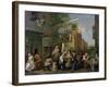 The Election II: Canvassing for Votes, 1754-55-William Hogarth-Framed Giclee Print