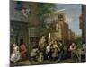 The Election II: Canvassing for Votes, 1754-55-William Hogarth-Mounted Giclee Print