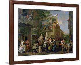 The Election II: Canvassing for Votes, 1754-55-William Hogarth-Framed Giclee Print