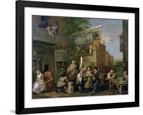 The Election II: Canvassing for Votes, 1754-55-William Hogarth-Framed Giclee Print