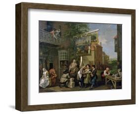 The Election II: Canvassing for Votes, 1754-55-William Hogarth-Framed Giclee Print