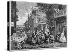 The Election Ii: Canvassing for Votes, Engraved by Charles Grignion-William Hogarth-Stretched Canvas