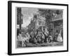 The Election Ii: Canvassing for Votes, Engraved by Charles Grignion-William Hogarth-Framed Giclee Print