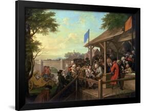 The Election III the Polling, 1754-55-William Hogarth-Framed Giclee Print