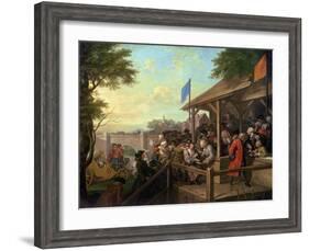 The Election III the Polling, 1754-55-William Hogarth-Framed Giclee Print