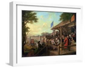 The Election III the Polling, 1754-55-William Hogarth-Framed Giclee Print