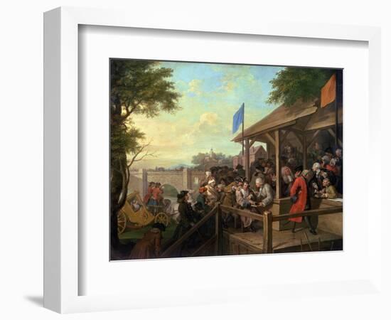 The Election III the Polling, 1754-55-William Hogarth-Framed Giclee Print