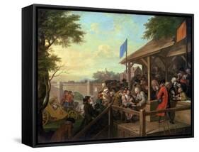 The Election III the Polling, 1754-55-William Hogarth-Framed Stretched Canvas