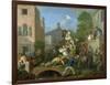 The Election IV Chairing the Member, 1754-55-William Hogarth-Framed Giclee Print