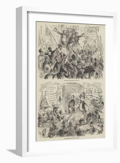 The Election of 1852-Hablot Knight Browne-Framed Giclee Print