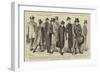 The Election of Dean Stanley as Select Preacher at Oxford, Members of Convocation Going to Vote-Sydney Prior Hall-Framed Giclee Print