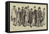 The Election of Dean Stanley as Select Preacher at Oxford, Members of Convocation Going to Vote-Sydney Prior Hall-Framed Stretched Canvas