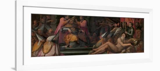 The Election of Giovanni De' Medici to Papacy, 1555-1562-Giorgio Vasari-Framed Giclee Print