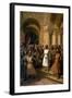 The Election of Godfrey of Bouillon as the King of Jerusalem on July 23, 1099-Federico de Madrazo y Kuntz-Framed Giclee Print