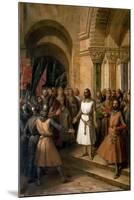The Election of Godfrey of Bouillon as the King of Jerusalem on July 23, 1099-Federico de Madrazo y Kuntz-Mounted Giclee Print
