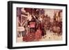 The Election Parade at Eatanswill, from "The Pickwick Papers"-Albert Ludovici II-Framed Giclee Print