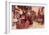 The Election Parade at Eatanswill, from "The Pickwick Papers"-Albert Ludovici II-Framed Giclee Print