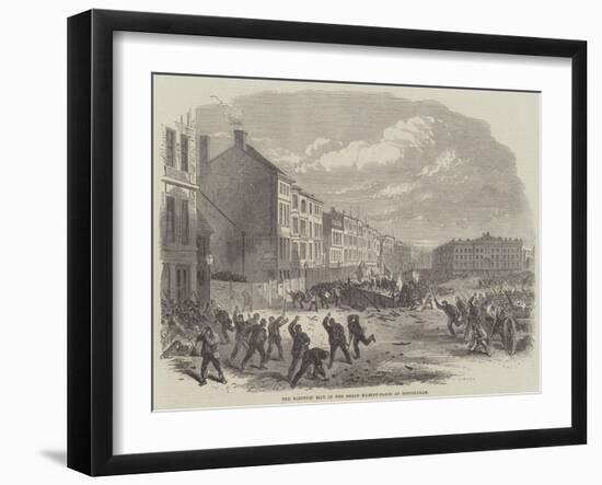 The Election Riot in the Great Market-Place at Nottingham-null-Framed Giclee Print