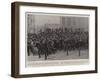 The Electoral Reform Riots in Brussels, Gendarmes Charging the Mob in the Place De Louvain-Joseph Nash-Framed Giclee Print