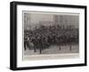 The Electoral Reform Riots in Brussels, Gendarmes Charging the Mob in the Place De Louvain-Joseph Nash-Framed Giclee Print