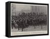 The Electoral Reform Riots in Brussels, Gendarmes Charging the Mob in the Place De Louvain-Joseph Nash-Framed Stretched Canvas