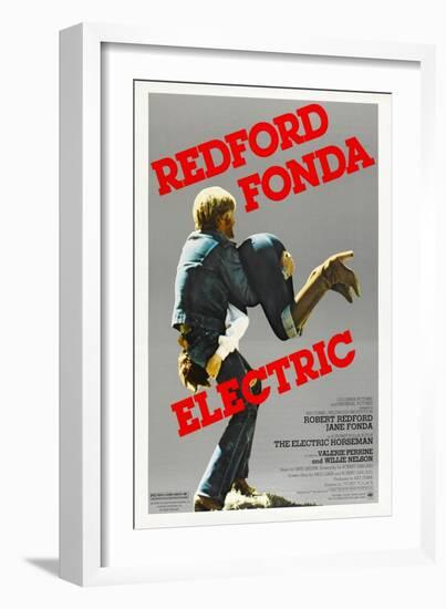 The Electric Horseman, 1979-null-Framed Giclee Print