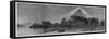 The Electric Light at Hell Gate, New York, 1885-null-Framed Stretched Canvas