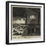 The Electric Light on the Battlefield, an Ambulance Drill in the Austrian Army at Vienna-null-Framed Giclee Print