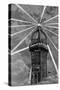 The Electric Light on Top of the Eiffel Tower, Paris, 1889-null-Stretched Canvas