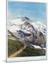 The Electric Railroad to Mount Jungfrau, Swiss Alps, 19th Century-Gustave Francois Lasellaz-Mounted Giclee Print