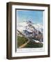 The Electric Railroad to Mount Jungfrau, Swiss Alps, 19th Century-Gustave Francois Lasellaz-Framed Giclee Print