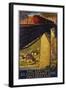 The Electric St. Gotthard Line, Switzerland Poster-Daniel Buzzi-Framed Giclee Print