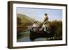 The Elegant Boating-Walter Field-Framed Giclee Print