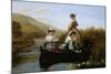 The Elegant Boating-Walter Field-Mounted Giclee Print