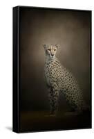 The Elegant Cheetah-Jai Johnson-Framed Stretched Canvas