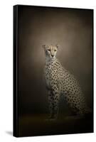 The Elegant Cheetah-Jai Johnson-Framed Stretched Canvas