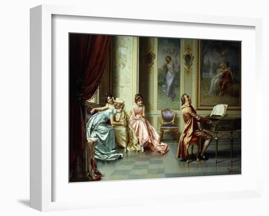 The Elegant Connoisseur-Joseph Frederic Soulacroix-Framed Giclee Print