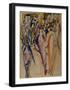 The Elegant Couple-Ernst Ludwig Kirchner-Framed Art Print