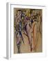 The Elegant Couple-Ernst Ludwig Kirchner-Framed Art Print