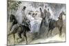 The Elegant Horse and Riders, C1822-1892-Constantin Guys-Mounted Giclee Print