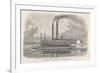 The Elegant Mississippi Paddle Steamer Great Republic-null-Framed Premium Giclee Print